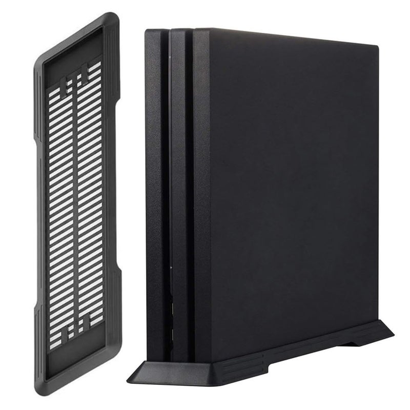 KlsyChry Vertical Stand for PS4 Pro PlayStation 4 Pro with Built-in Cooling Vents and Non-Slip Feet - Image 1